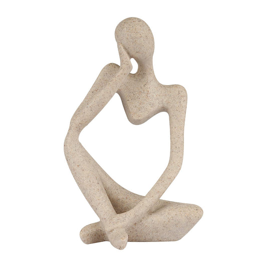 Sandstone Resin Thinker Sculpture