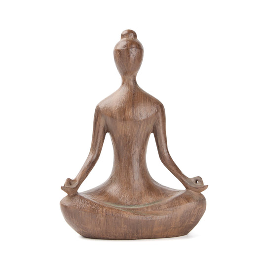 Yoga Meditation wooden figure statue